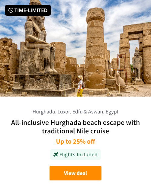 All-inclusive Hurghada beach escape with traditional Nile cruise