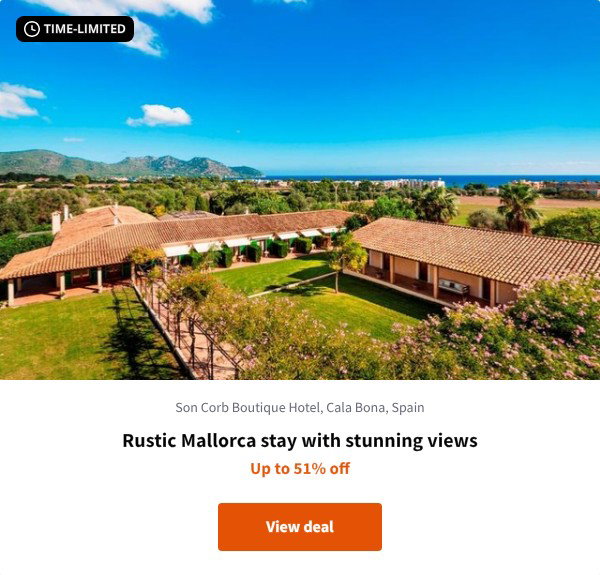 Rustic Mallorca stay with stunning views