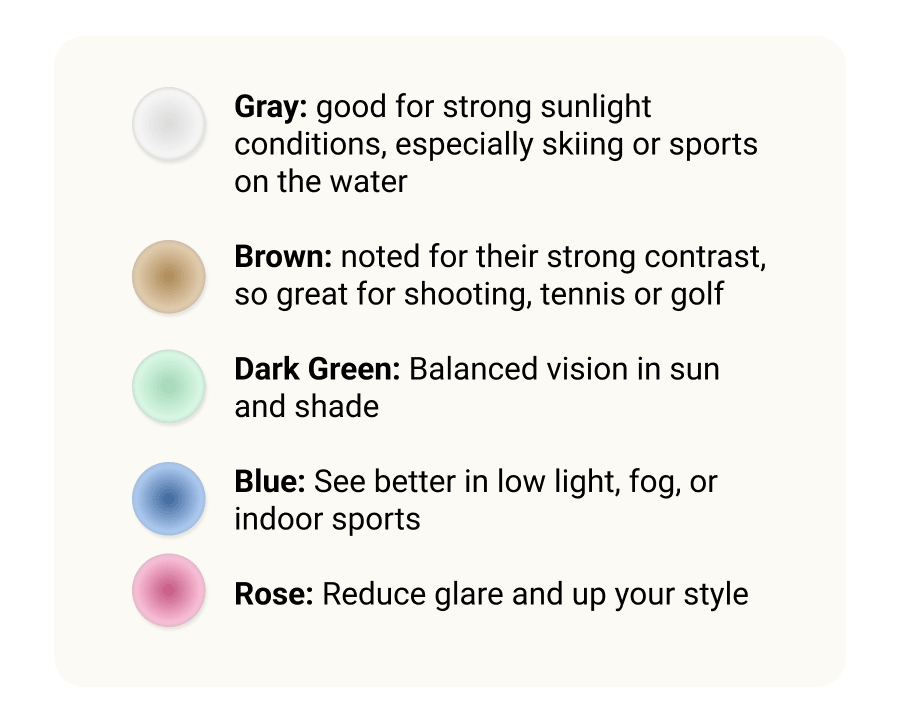 Tinted Lenses for UV Protection