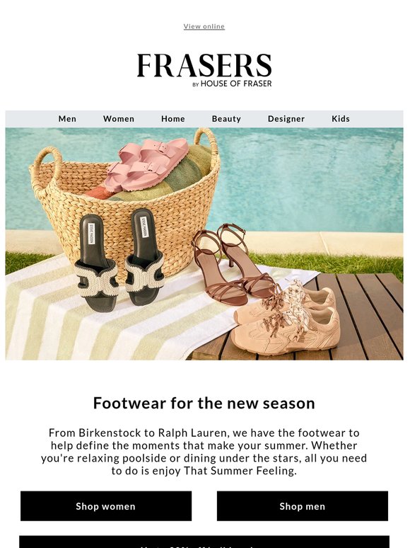 Step into summer footwear