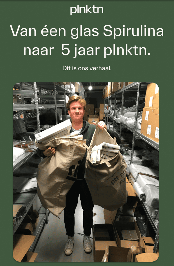 van een glas spirulina naar 5 jaar plnktn. dit is ons verhaal