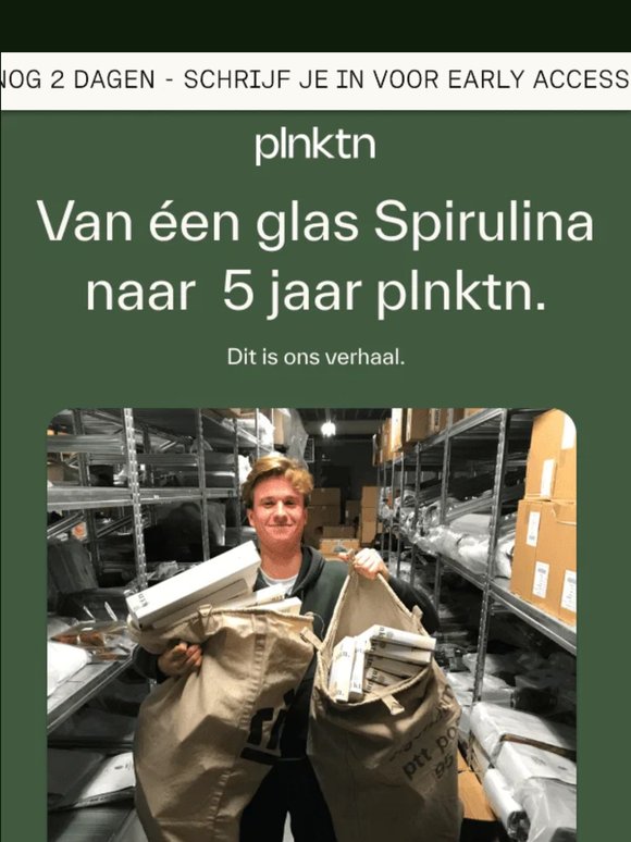 5 jaar plnktn, dit is ons verhaal.