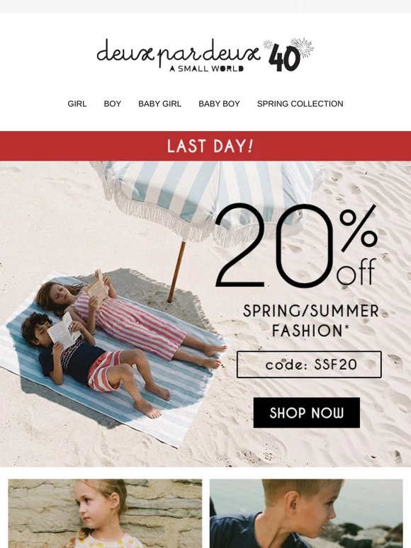 LAST CHANCE⏰ -20% Spring-Summer Fashion