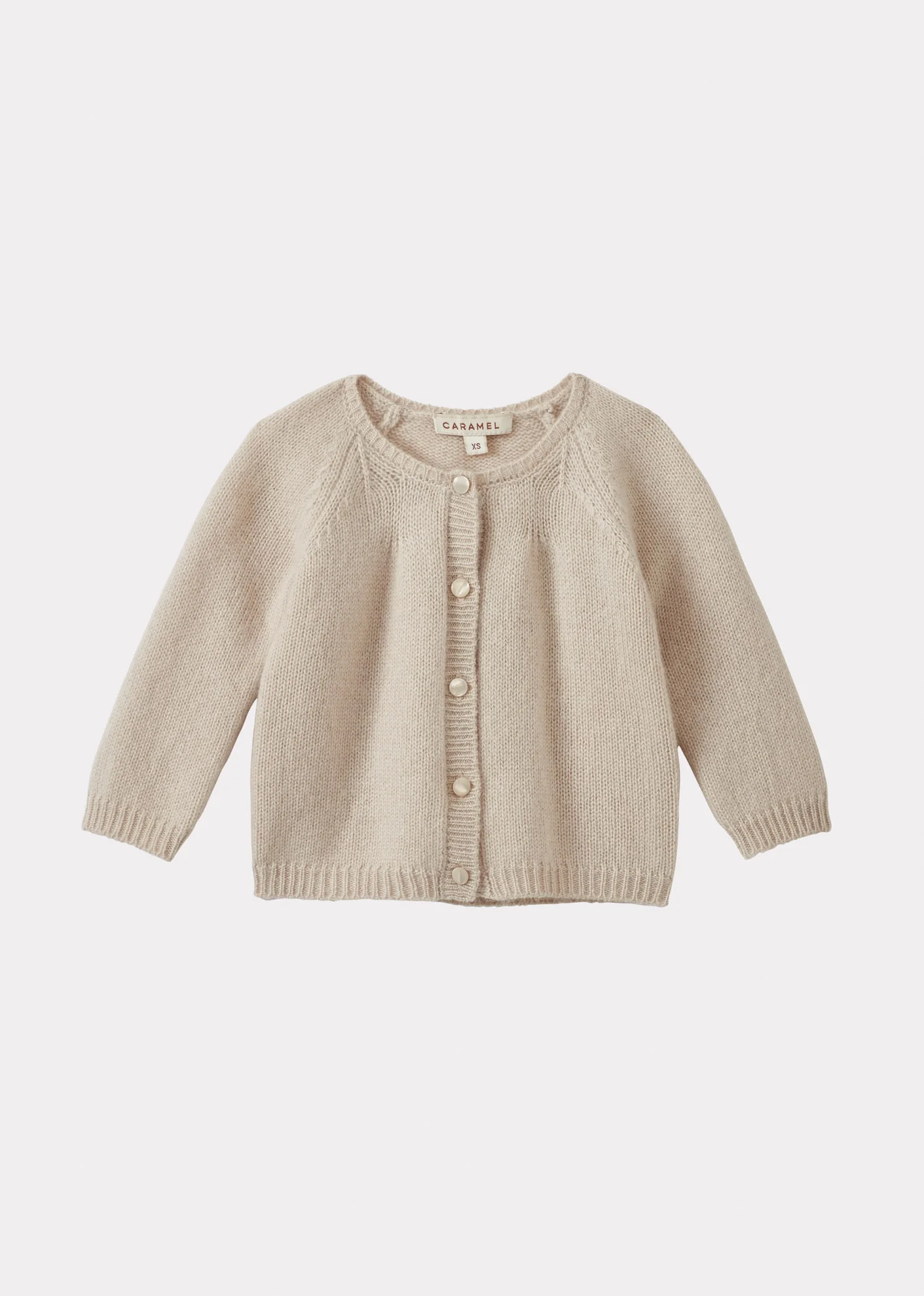 Image of ROSA BABY CASHMERE CARDIGAN - ECRU