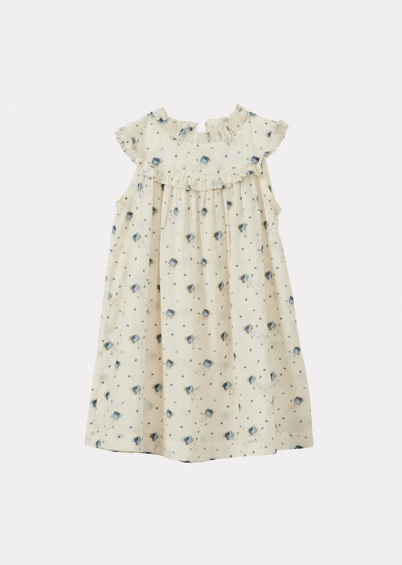 Image of DELILAH GIRL'S COTTON DRESS - ROSE BOUQUET