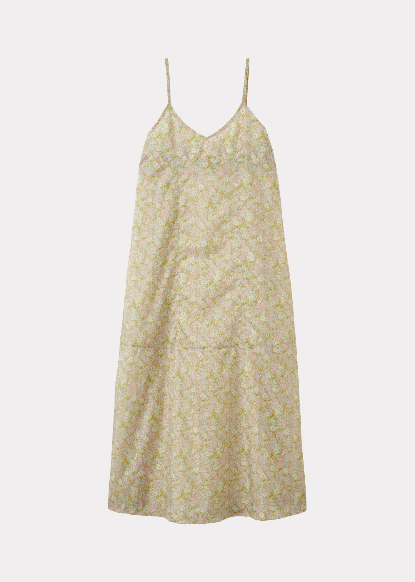 Image of SLIP DRESS - PINK/YELLOW