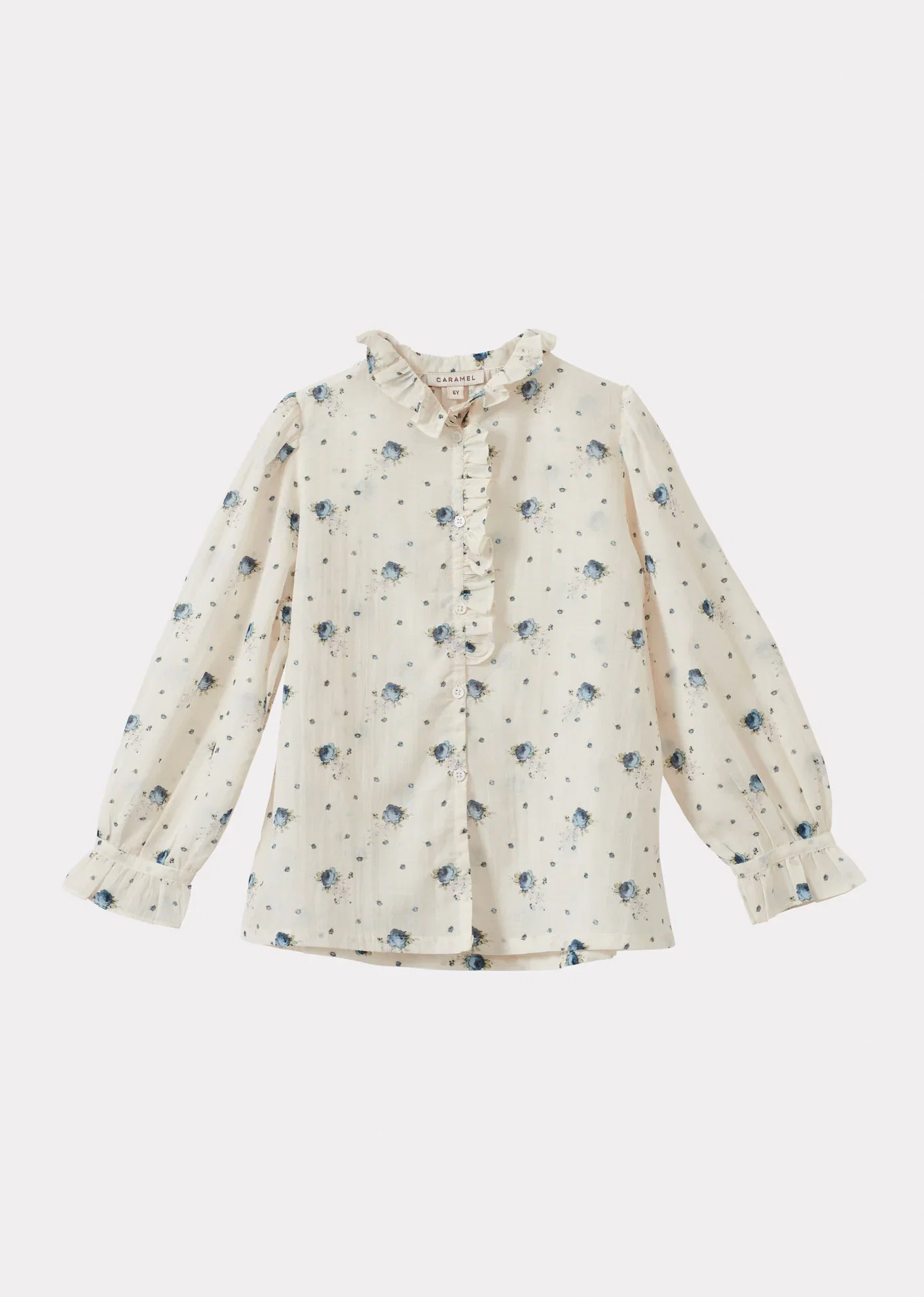 Image of CAULIFLOWER GIRL’S BLOUSE - ROSE BOUQUET