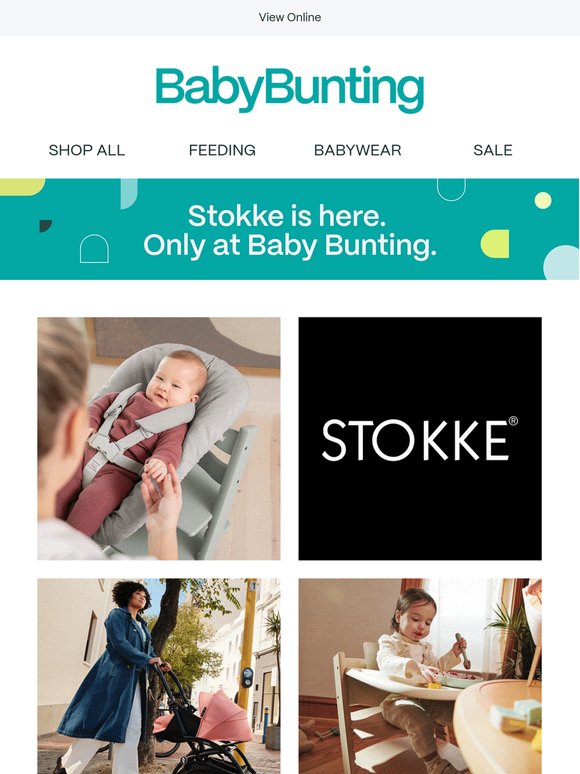 Stokke is here | Only at Baby Bunting
