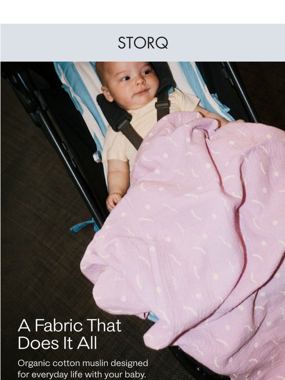 Organic Cotton Muslin Designed For Everyday
