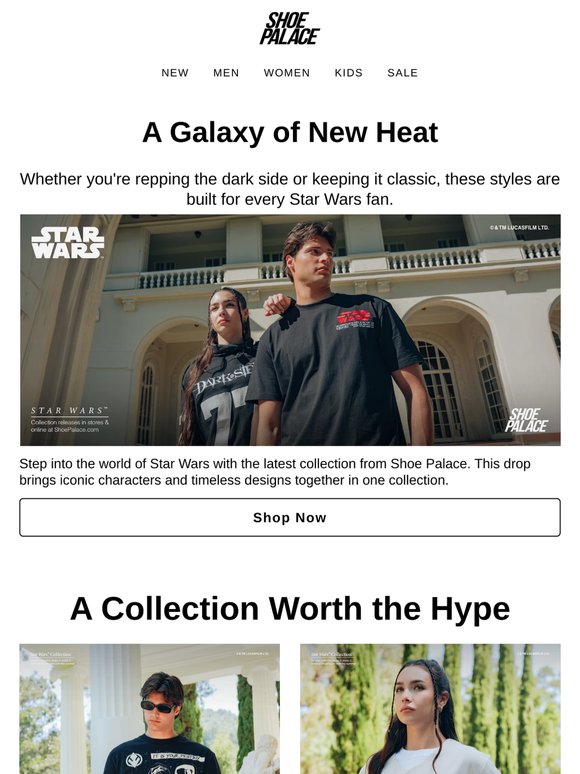 Star Wars by Shoe Palace Has Arrived