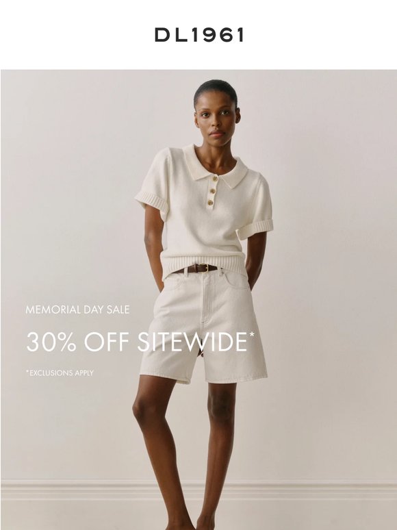 Our Memorial Day Sale: Take 30% Off