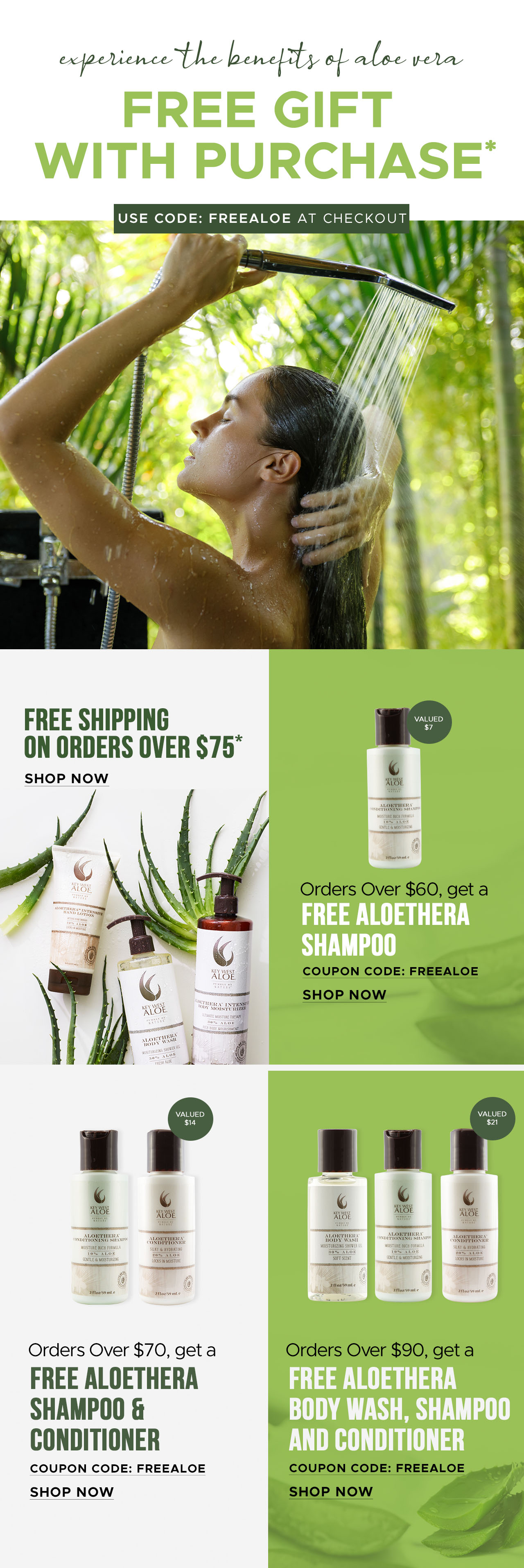 Free gift with purchase $60+.