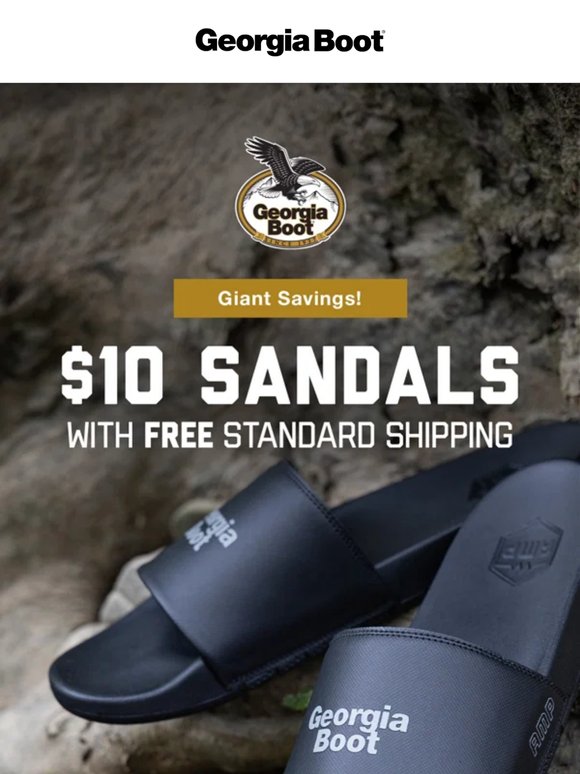 Monday Giant Value Sale - $10 Sandals!  Step into Summer with ease