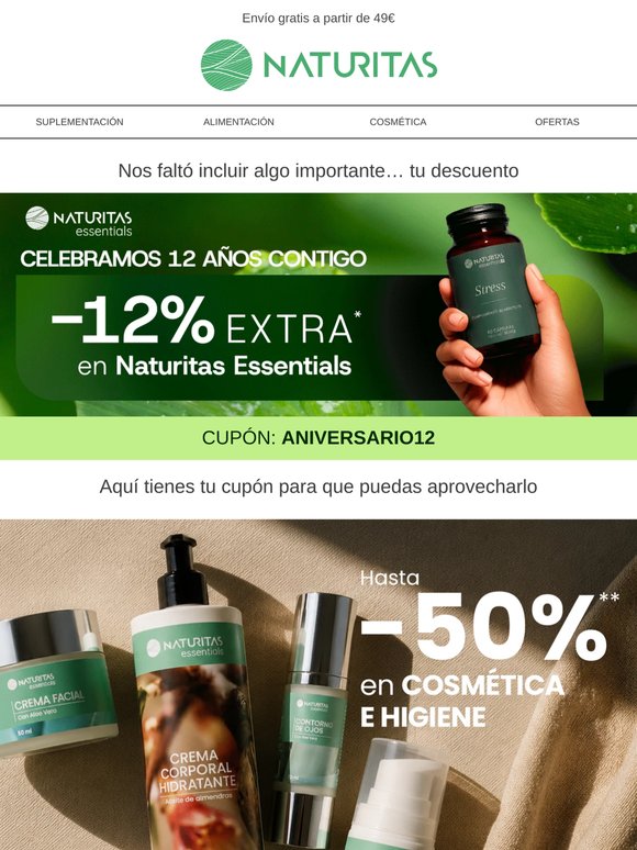 Nos faltó incluir algo importante… tu descuento 💚