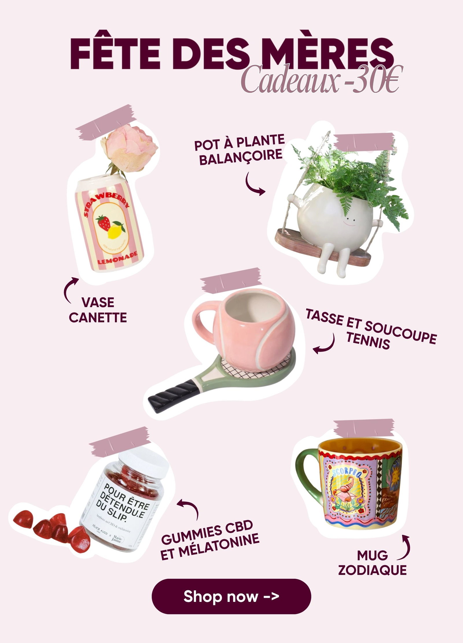 Petites attentions fête des mères