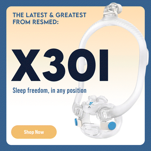 The Latest And Greatest From Resmed: x30i | Sleep Freedom In Any Position | 25% off | Login Required | Shop Now