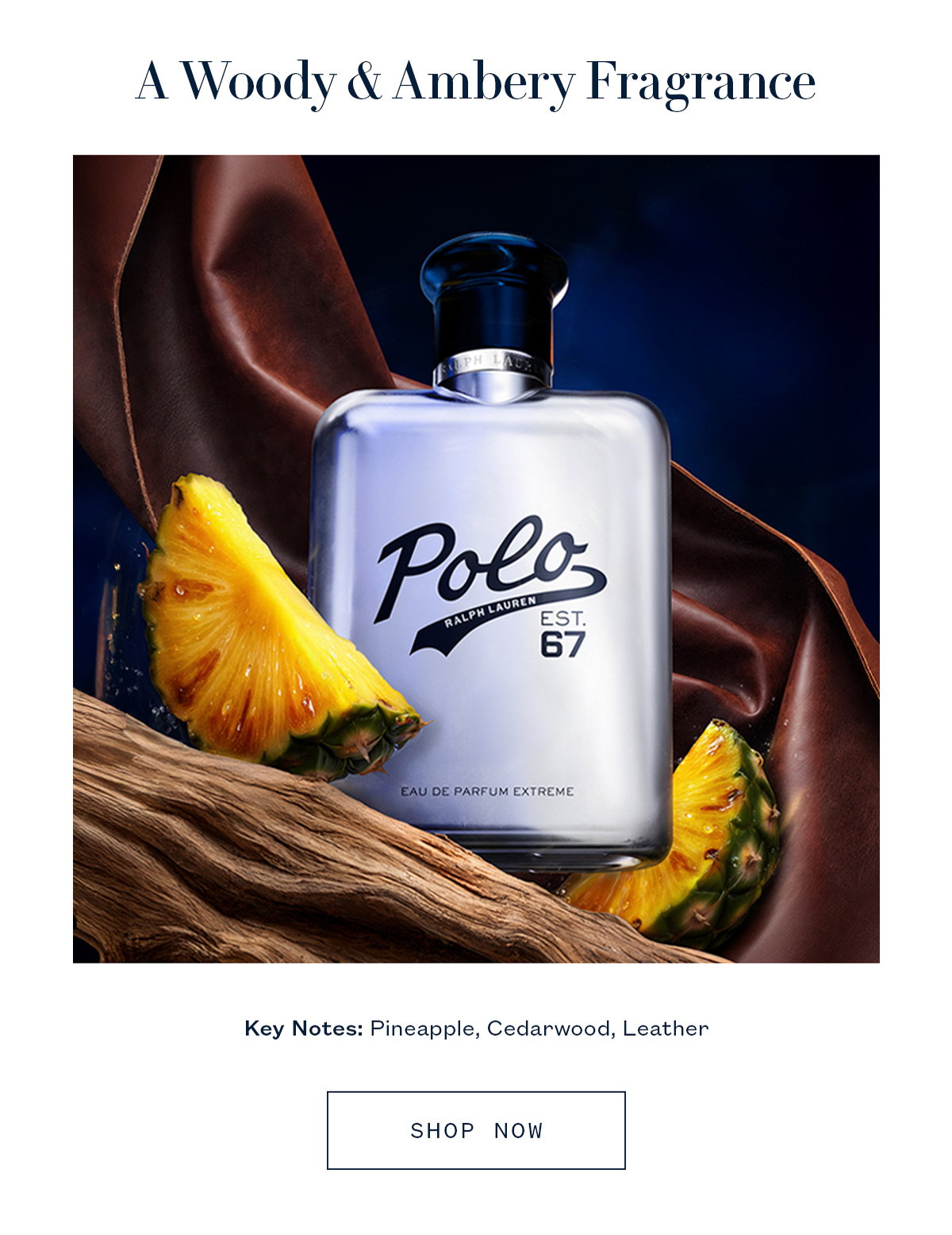A Woody & Ambery Fragrance