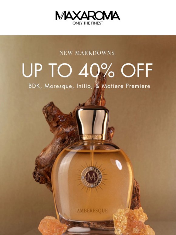 🔥 Up to 40% OFF: new markdowns today!