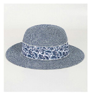 Blue Straw Hat