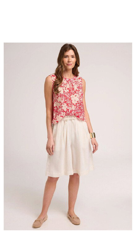 Linen Blend Culottes