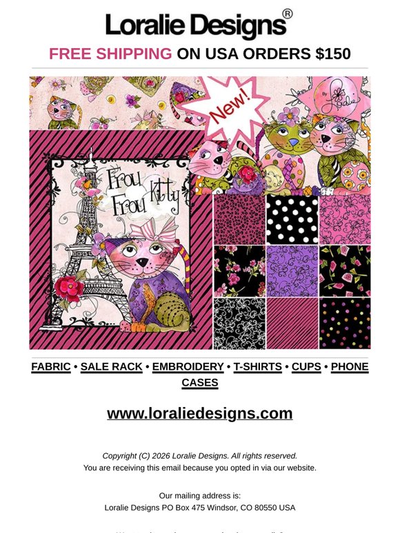 Frou Frou Kitty - New from Loralie 🐱