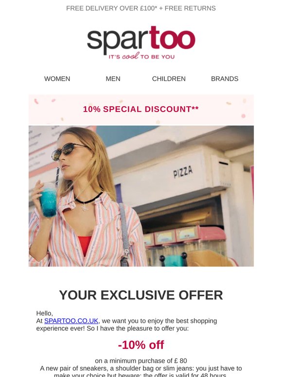 10% discount now, right now... How does that sound? ✌