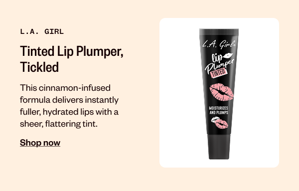 L.A. GIRL TINTED LIP PLUMPER, TICKLED - SHOP NOW