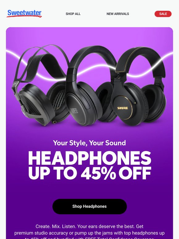 Your Ears Called — They Want 45% Off Headphones