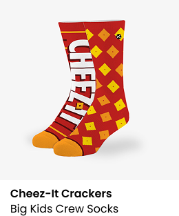 Cheez-It Crackers Big Kids Crew Socks