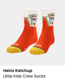 Heinz Ketchup Little Kids Crew Socks