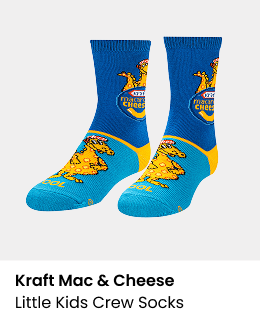 Kraft Mac & Cheese Kids Crew Socks