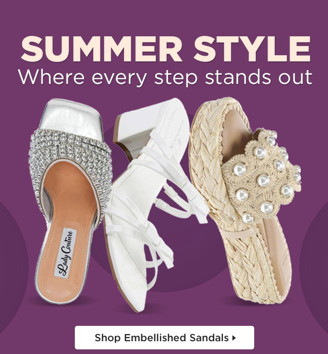 Shop Embellished Sandals