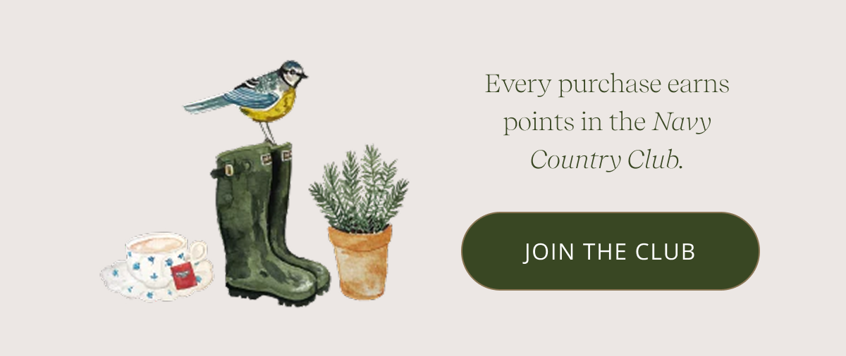 Every purchase earns points  in the Navy Country Club. [ JOIN THE CLUB ]