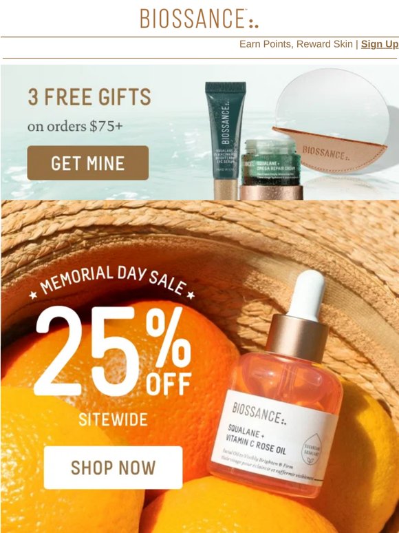 ☀️ 25% off everything is heating up 🔥