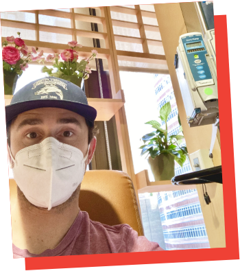 Dan during treatment