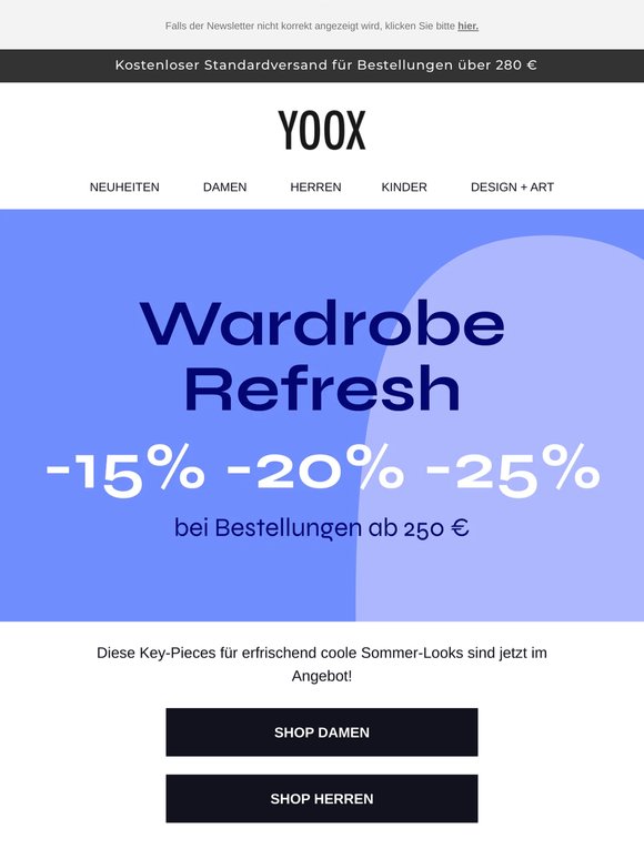 Erfrischend coole Key-Pieces – jetzt mit −15% | −20% | −25%
