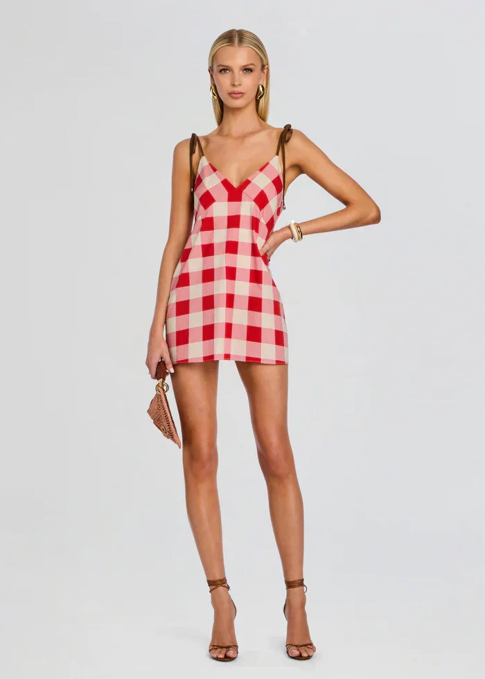 Image of  Shantie Dress - Geranium Gingham