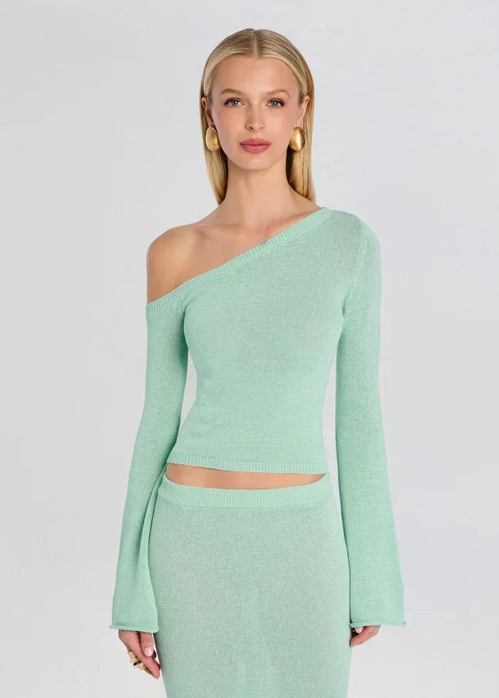 Image of  Alivia Knit Top - Spearmint