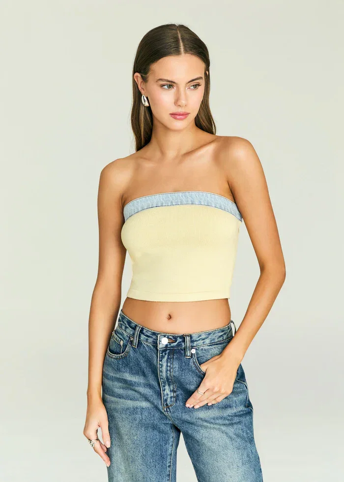 Image of  Kiki Top - Butter/Coastline