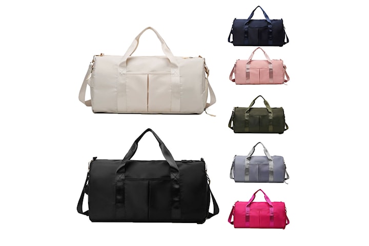 Treningsbag laget av slitesterkt materiale