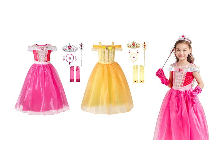 Prinsessekjole barn kostyme