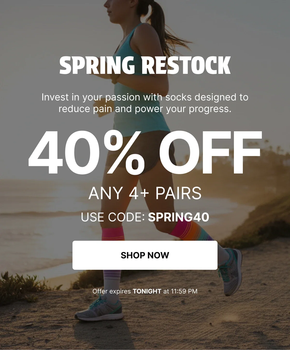 Spring Restock | 40% OFF Any 3+ Pairs* | Use Code: SPRING40