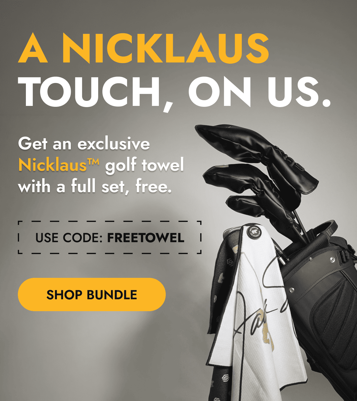 A NICKLAUS TOUCH, ON US