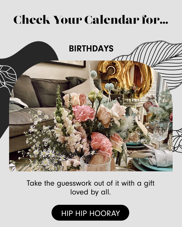 Check Your Calendar for… Birthdays