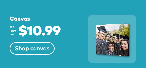 Canvas as low as $10.99. Shop canvas.
