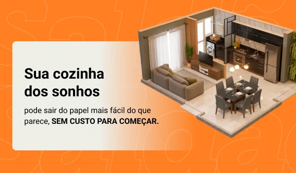 Sua cozinha dos sonhos, pode sair do papel mais fácil do que parece, SEM CUSTO PARA COMEÇAR.