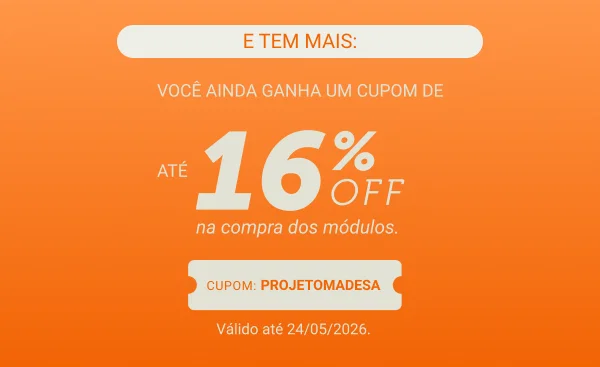 Cupom: PROJETOMADESA