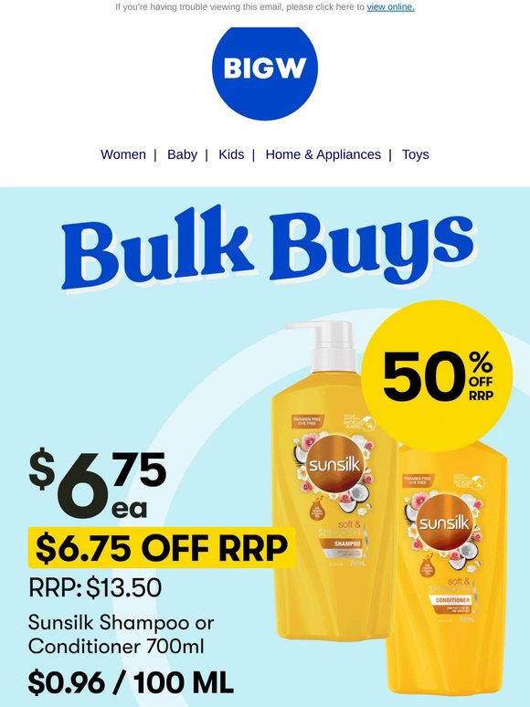 BIG buys for busy households 🏡
