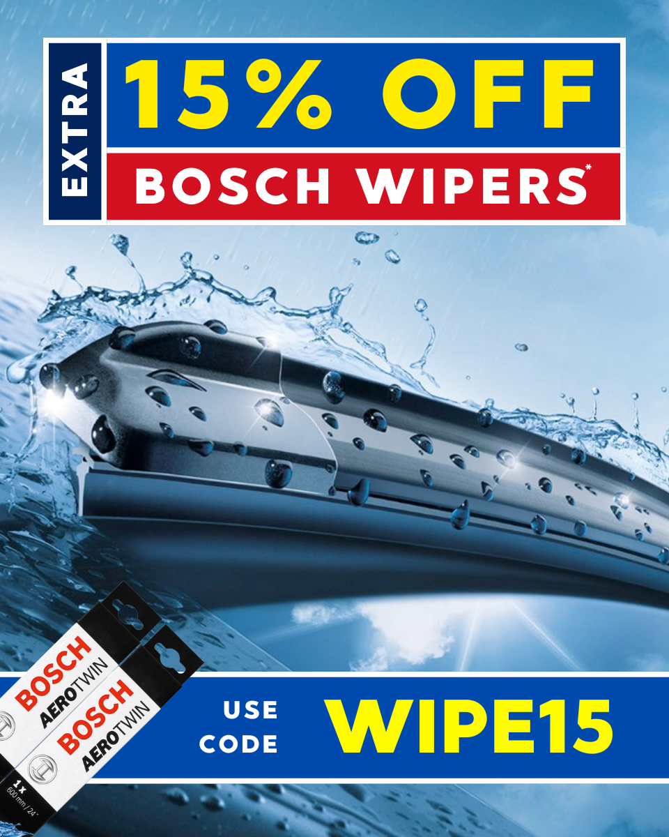 Extra 15% OFF Bosch Wipers