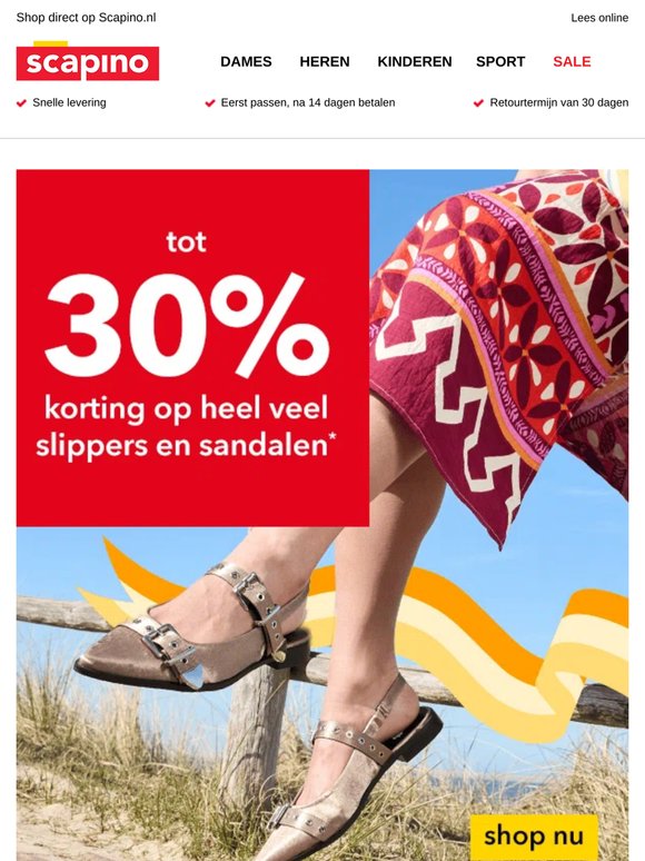 ☀️Shop nu, komend weekend op slippers☀️
